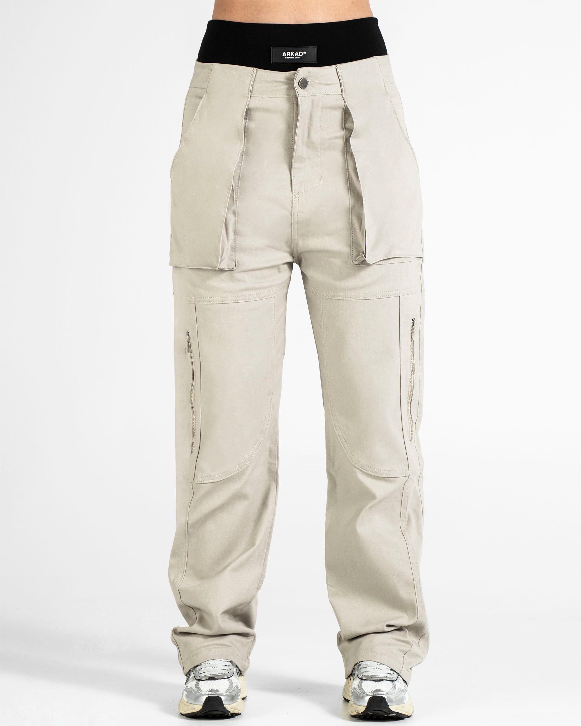 Pantalón Drill Fuelles - Beige