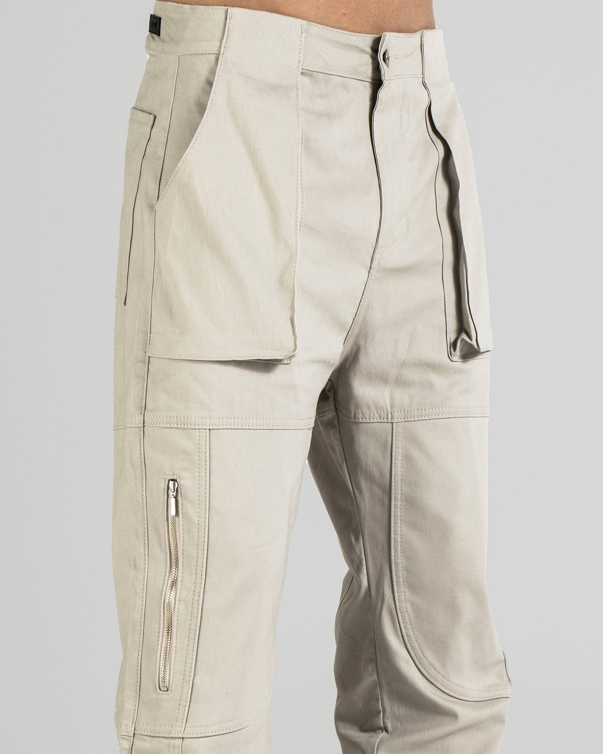 Pantalón Drill Fuelles - Beige