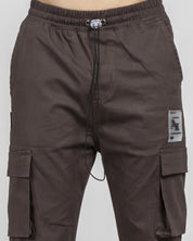 Pantalón Jogger 4 Bolsillos - Café