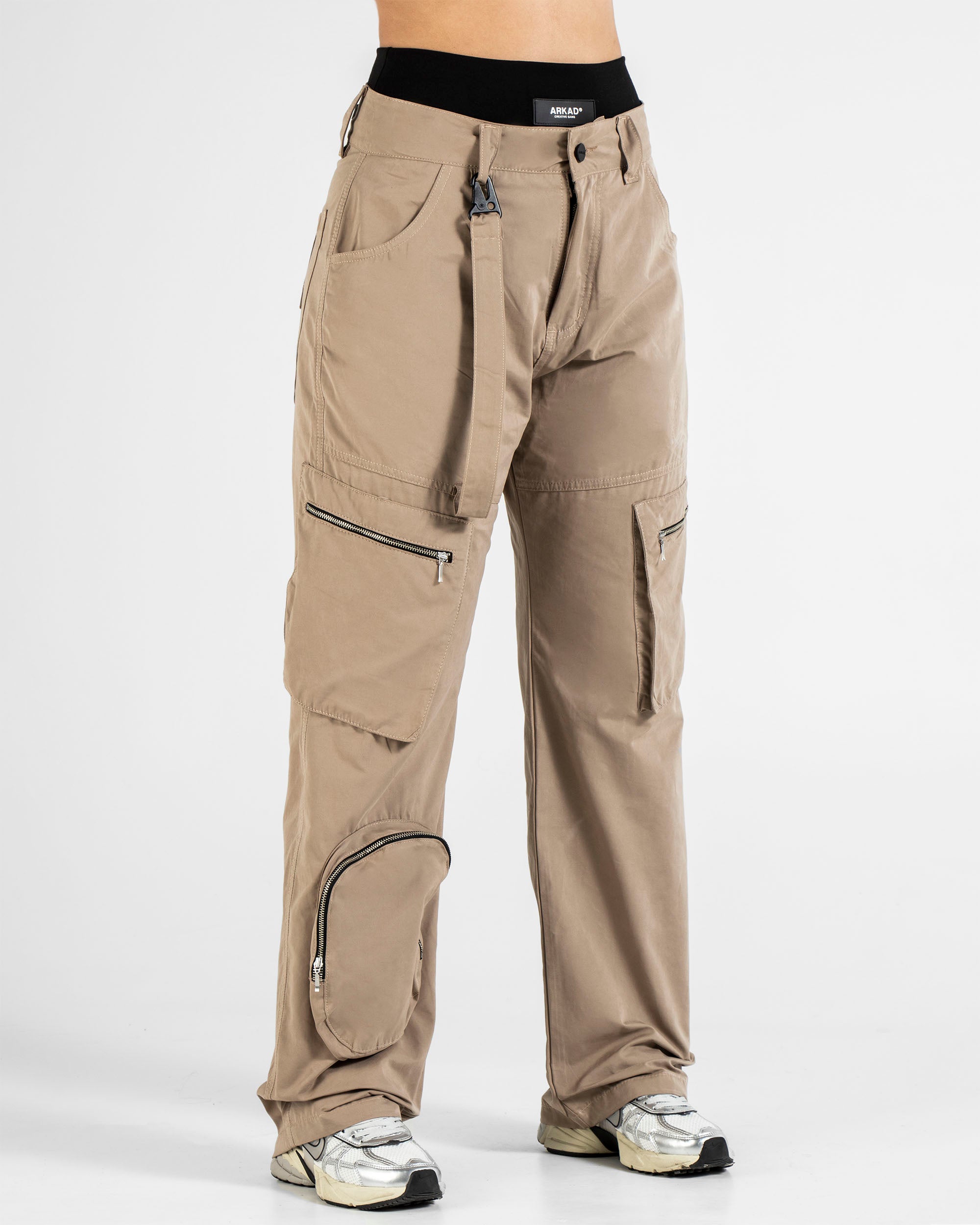 Pantalon Cargo Drill Camel