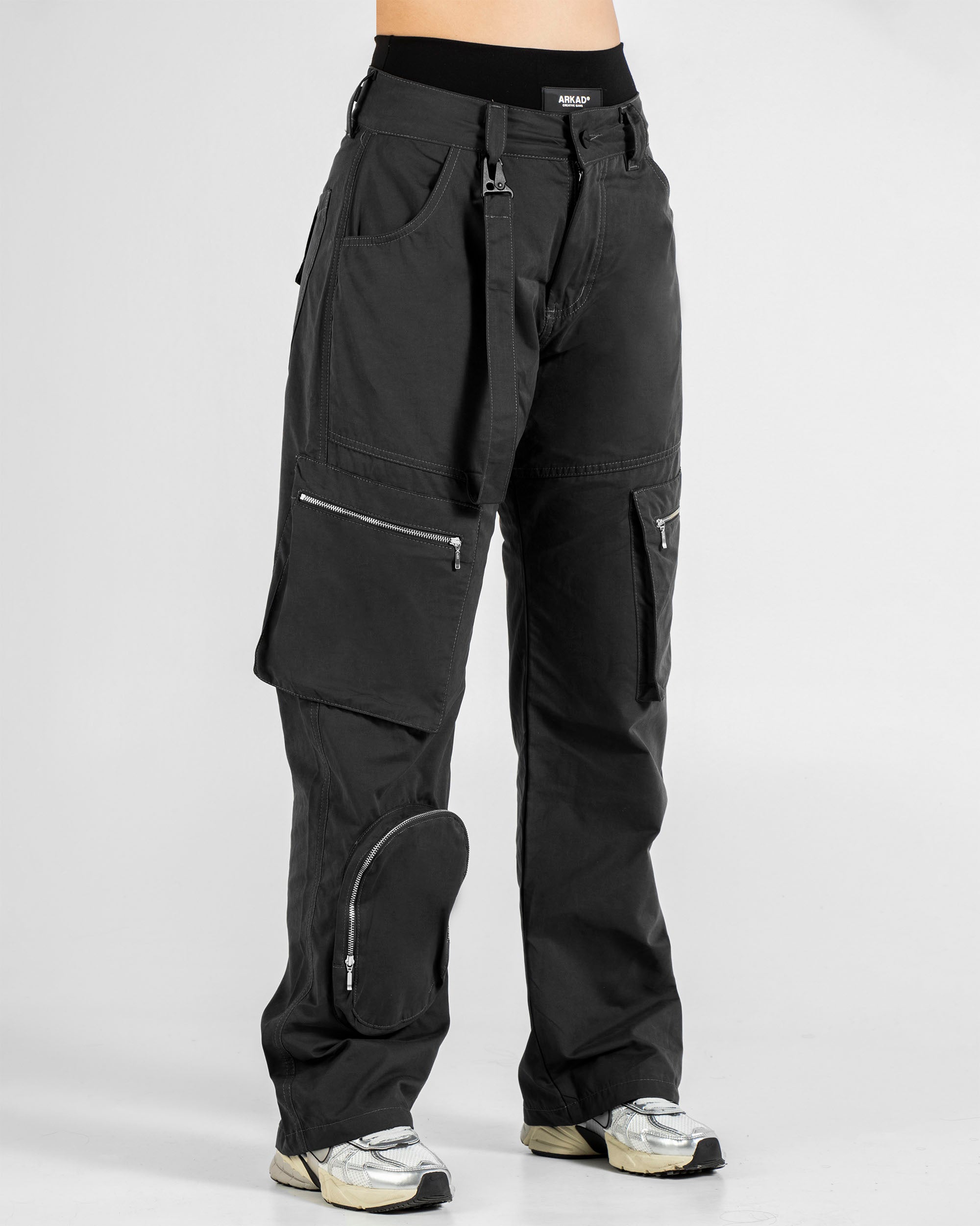 Pantalon Cargo Drill Negro