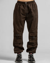 Pantalon Jogger con Herrajes - Cafe