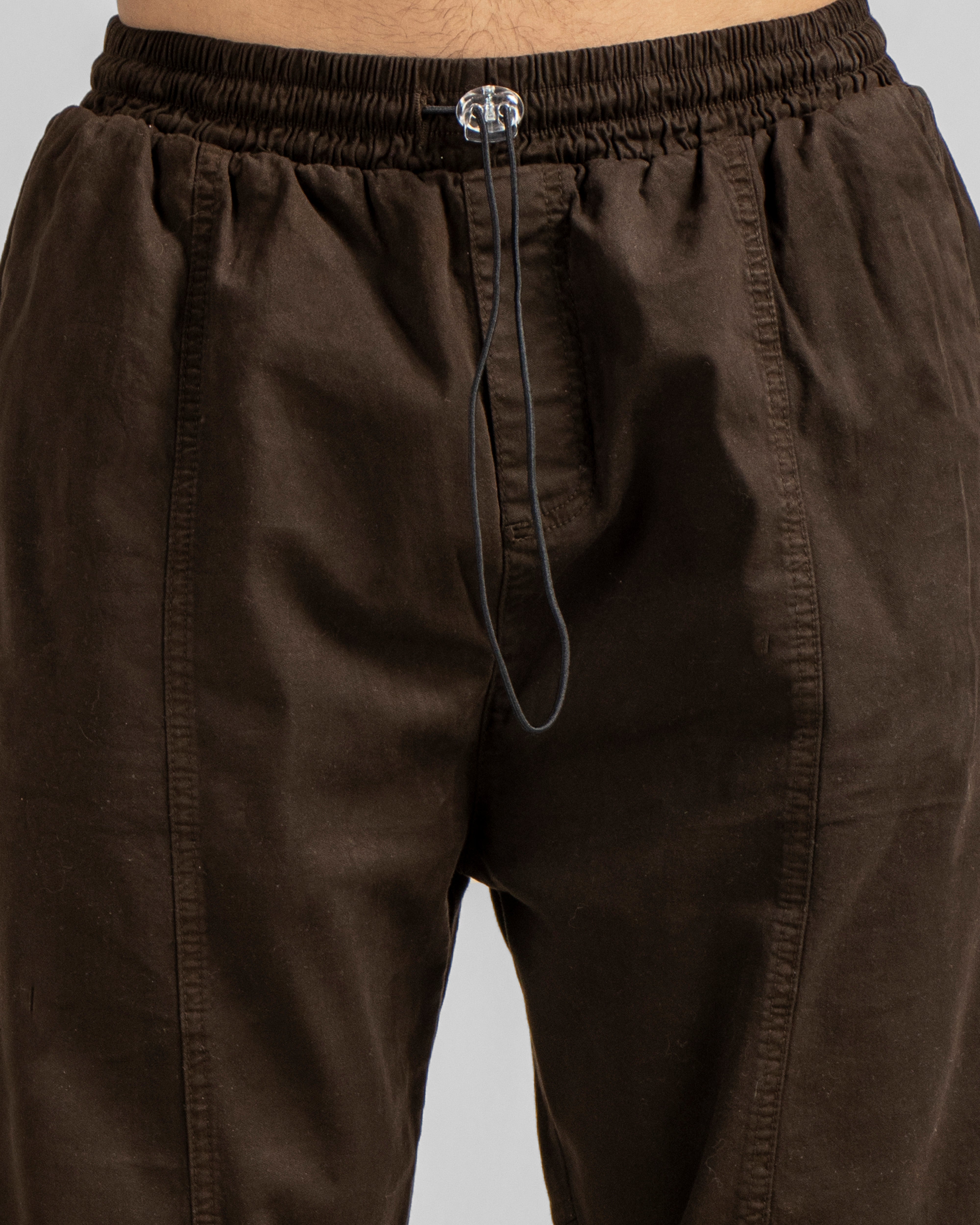 Pantalon Jogger con Herrajes - Cafe