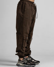 Pantalon Jogger con Herrajes - Cafe