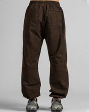 Pantalon Jogger con Herrajes - Cafe