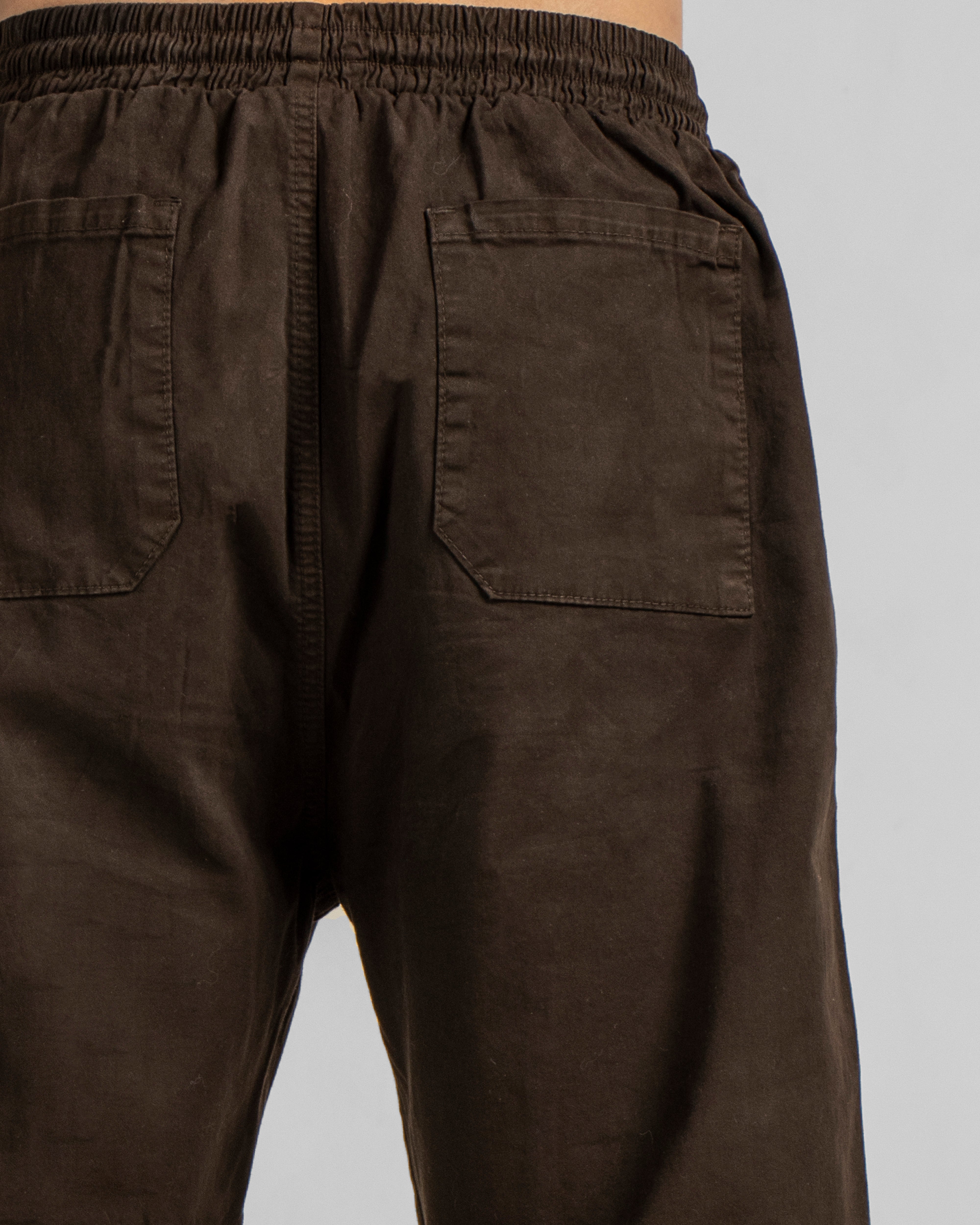 Pantalon Jogger con Herrajes - Cafe