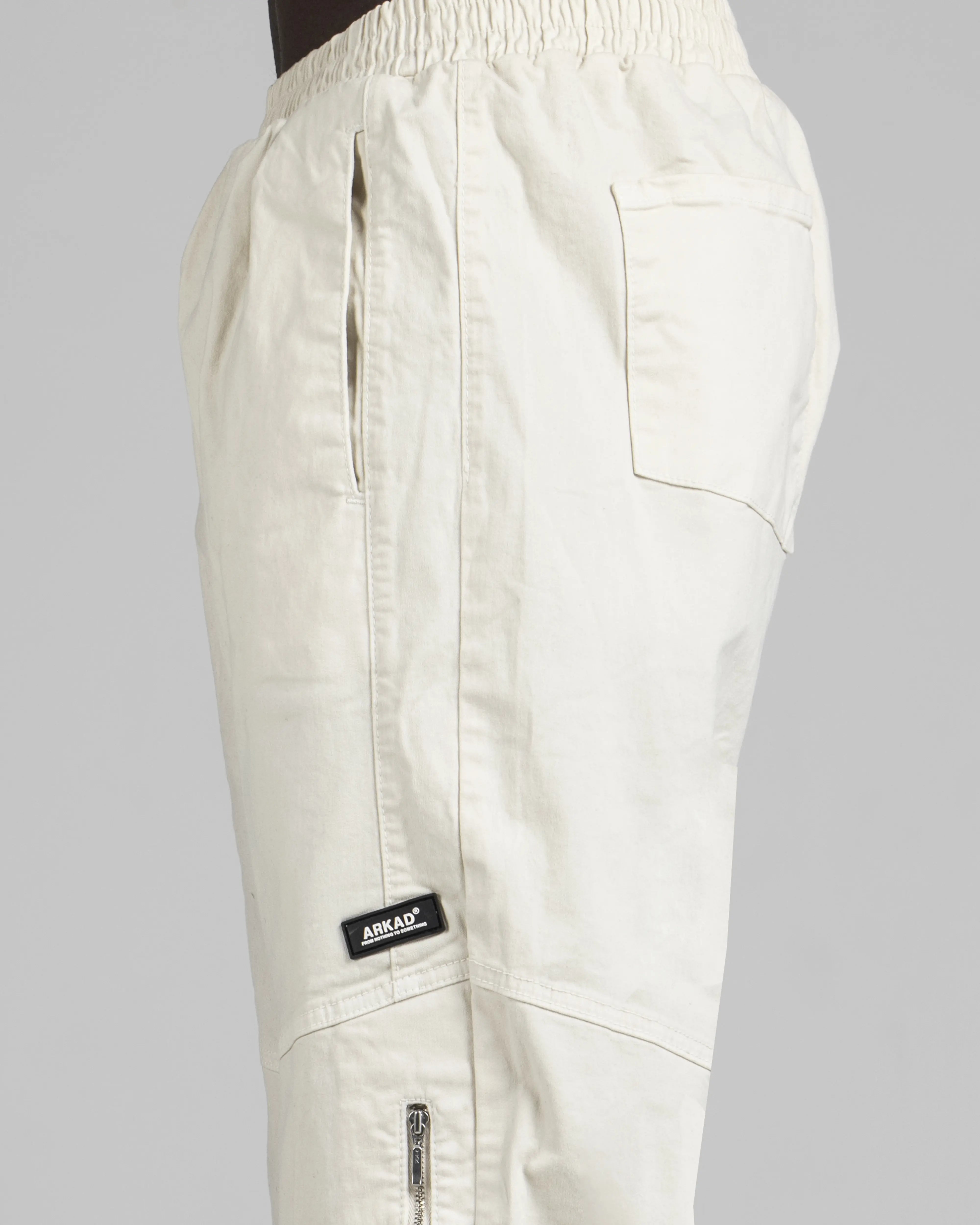 Pantalón Jogger Cierres - Beige