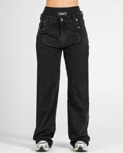 Denim Pant Negro Laser