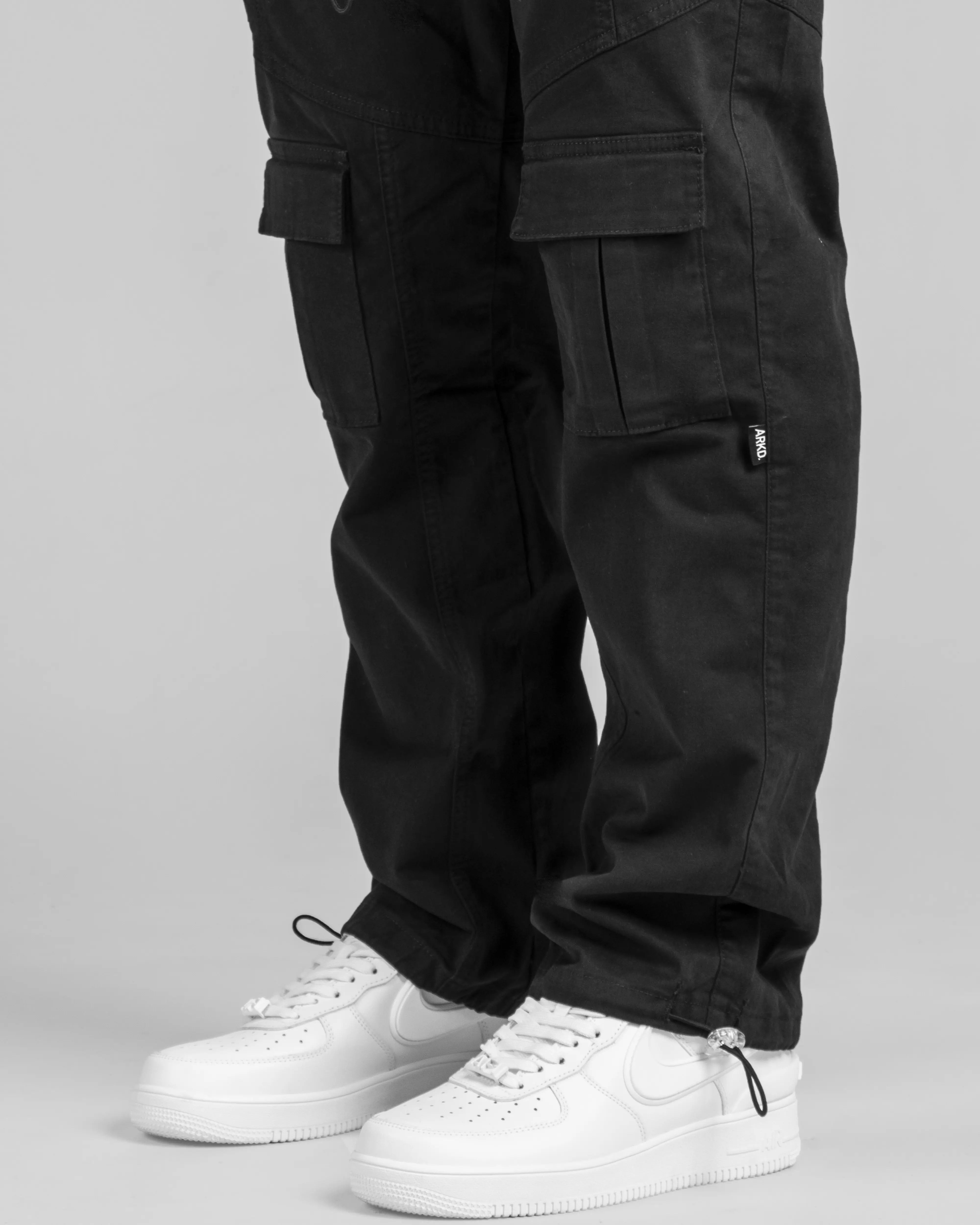 Pantalon Cargo Negro