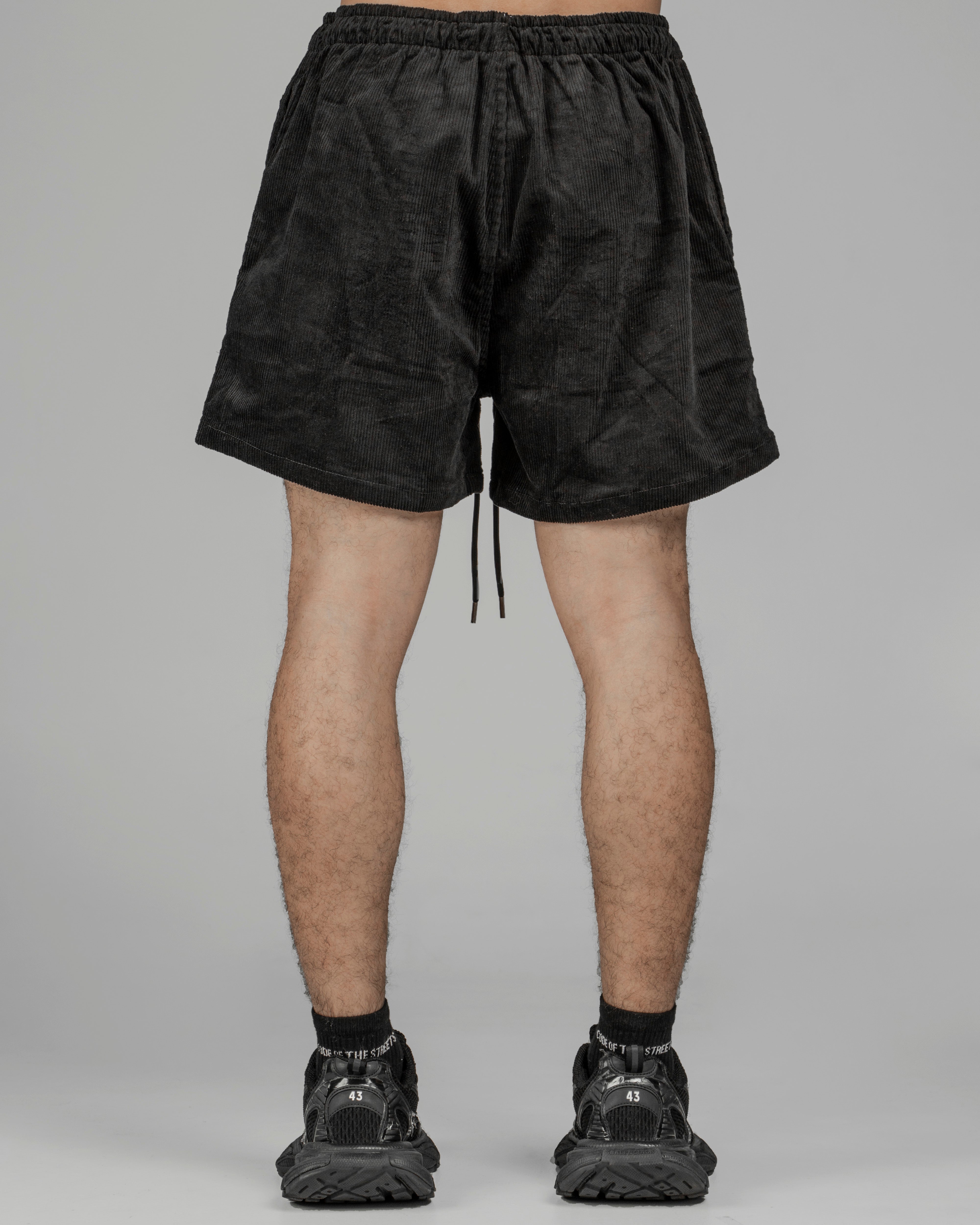 Classic Short pant Corduroy - Negro