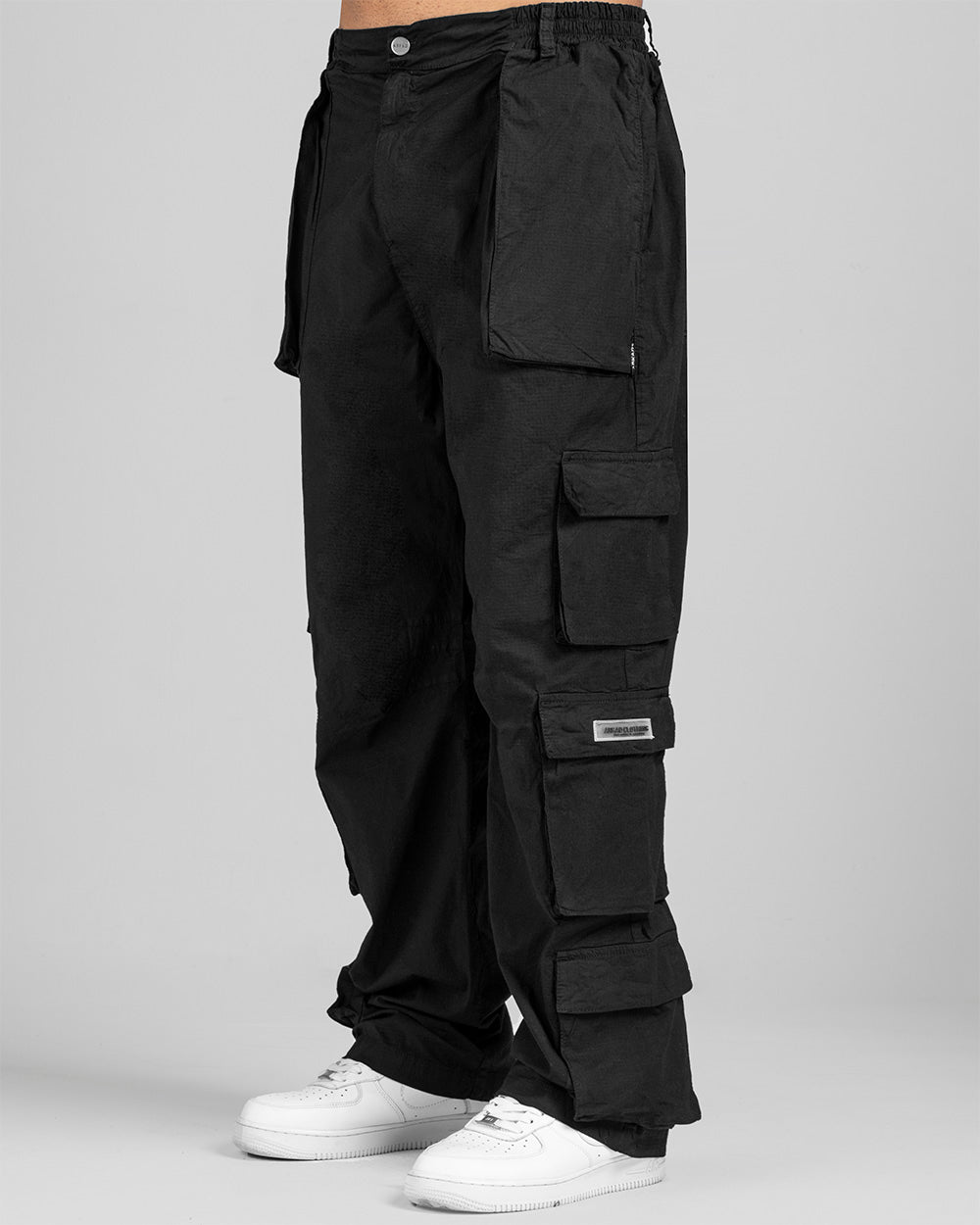 Pantalon Cargo Drill Liviano Fuelles - Negro