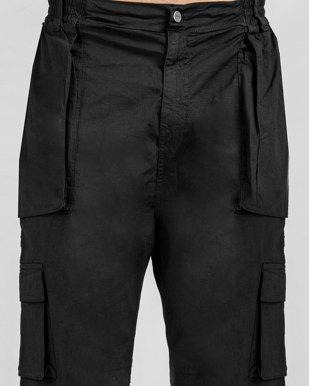 Pantalon Cargo Drill Liviano Fuelles - Negro