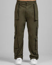 Pantalon Cargo Drill Liviano Fuelles - Verde