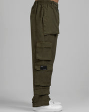 Pantalon Cargo Drill Liviano Fuelles - Verde