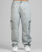 Pantalo Cargo Drill Liviano Dos Bolsillos - Gris Claro