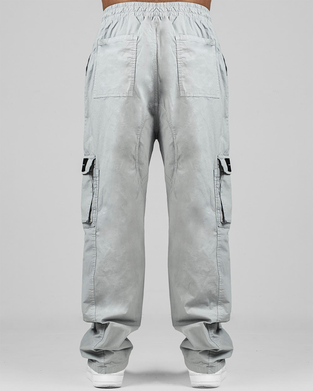 Pantalo Cargo Drill Liviano Dos Bolsillos - Gris Claro