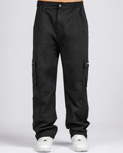 Pantalo Cargo Drill Liviano Dos Bolsillos - Negro