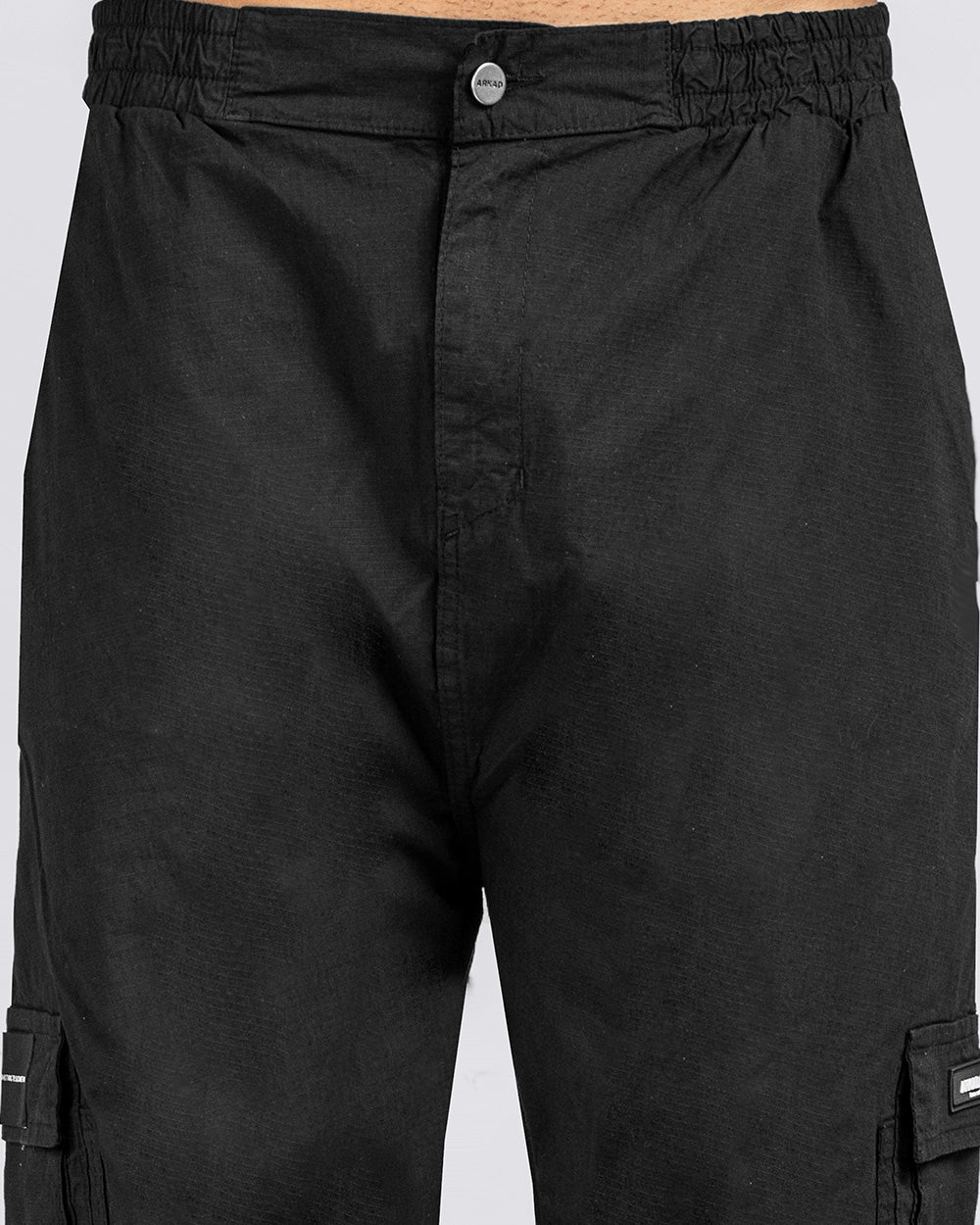 Pantalo Cargo Drill Liviano Dos Bolsillos - Negro