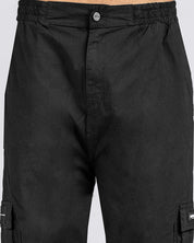 Pantalo Cargo Drill Liviano Dos Bolsillos - Negro