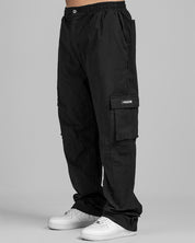 Pantalo Cargo Drill Liviano Dos Bolsillos - Negro