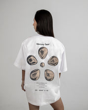 Tshirt Memory Tape Flor - Blanca