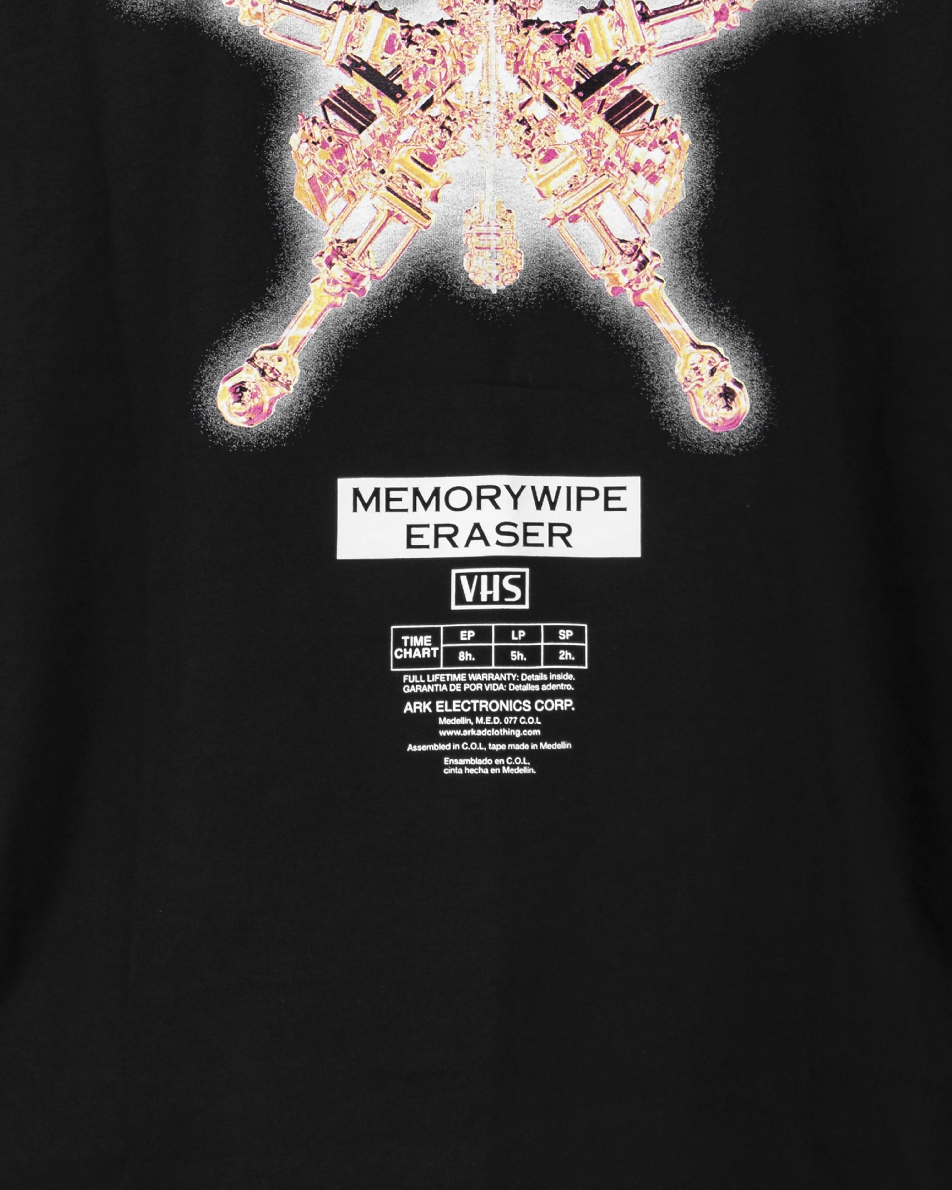 Tshirt Memory Tape Estrella - Negra