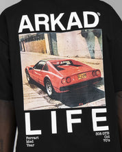 Tshirt Arkad Life Carro - Negra