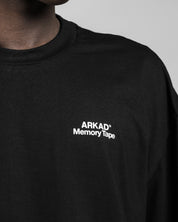 Tshirt Memory Tape Text - Negra