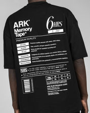 Tshirt Memory Tape Text - Negra