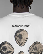 Tshirt Memory Tape Flor - Blanca