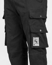 Pantalón Jogger Negro Broches