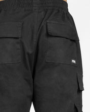 Pantalón Jogger Negro Broches