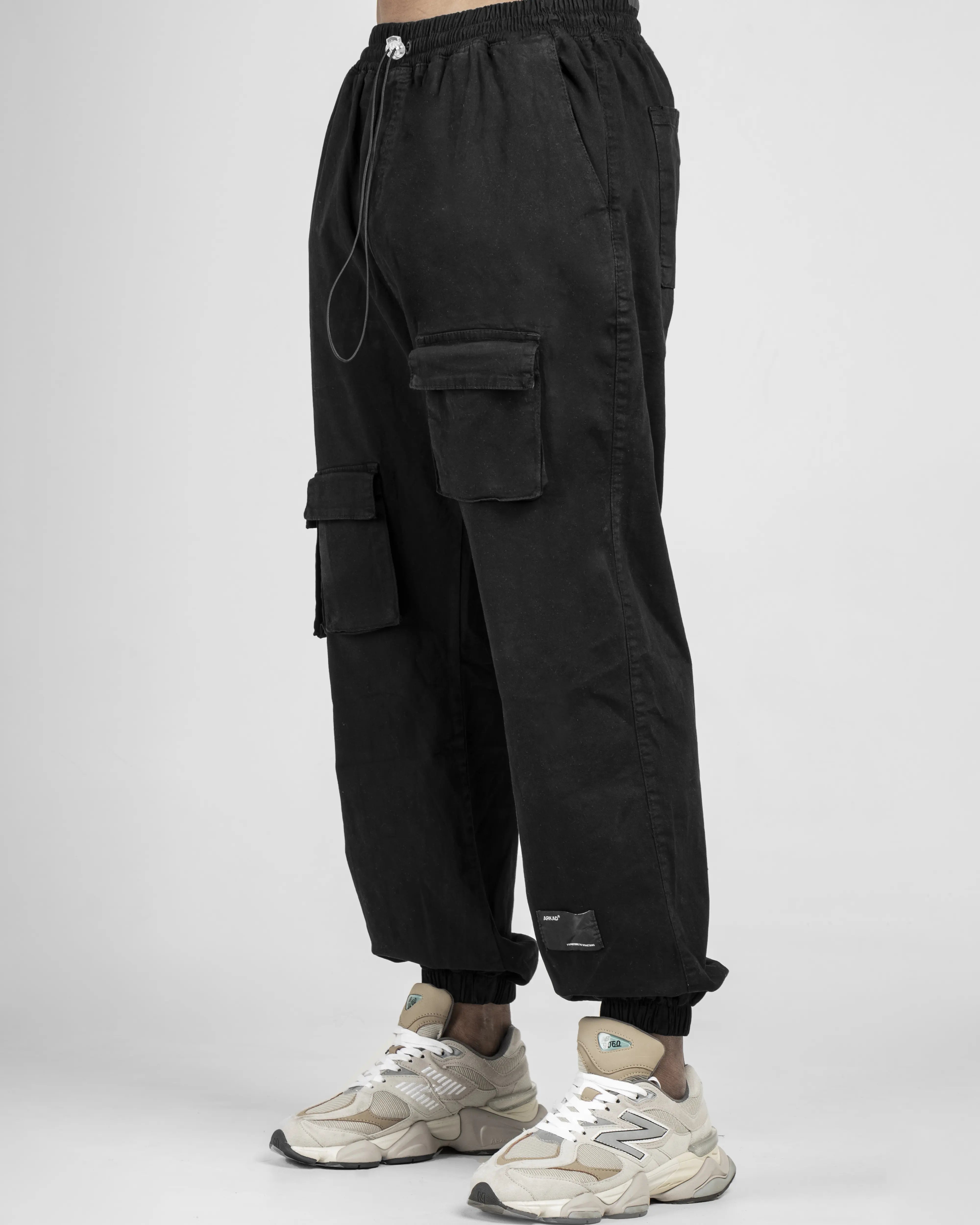 Pantalón Jogger 3 Bolsillos - Negro