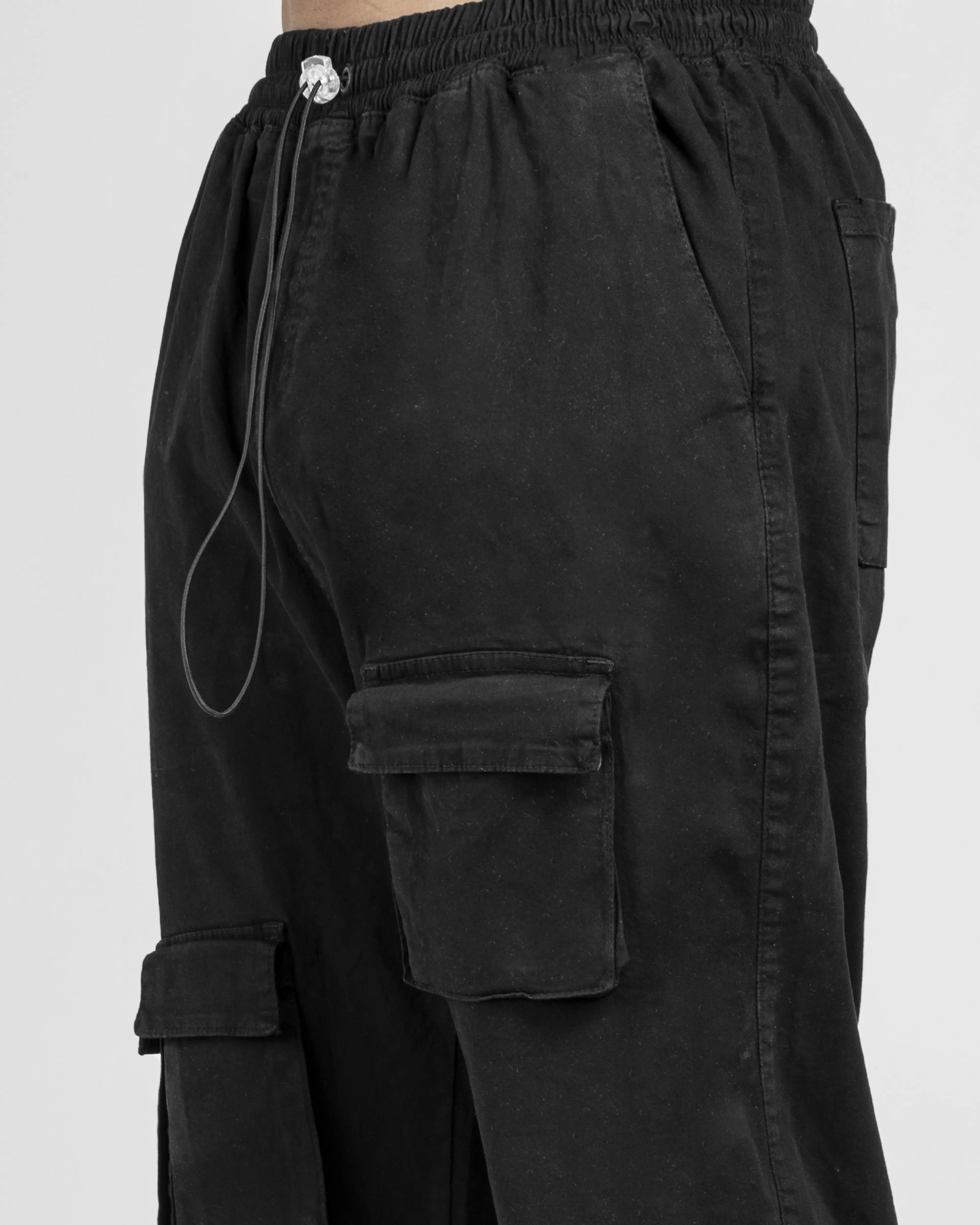 Pantalón Jogger 3 Bolsillos - Negro