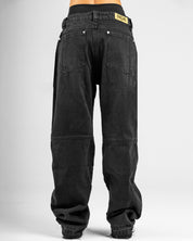 Denim Pant Remaches Negro