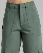 Tailored Cargo Mujer - Verde