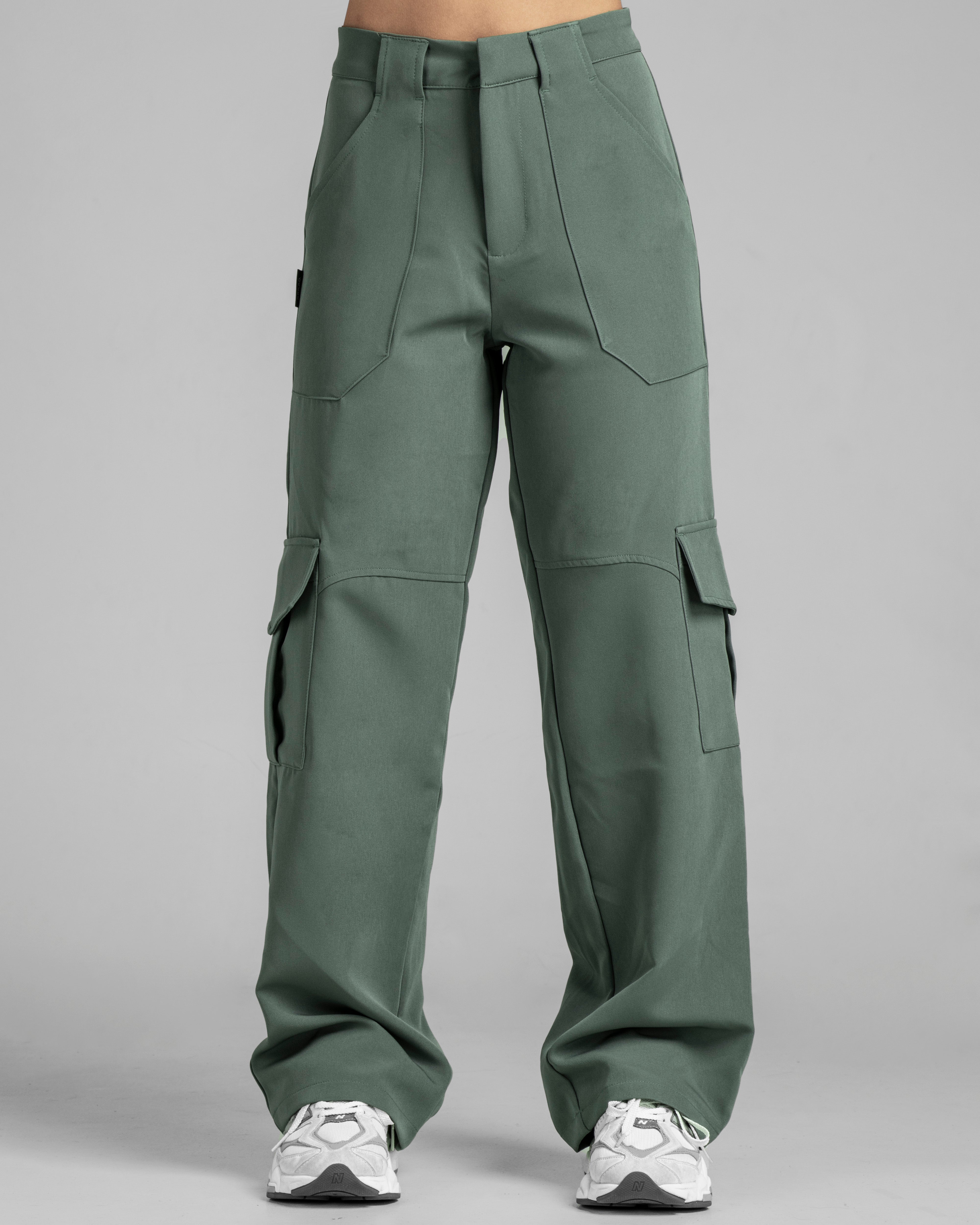 Tailored Cargo Mujer - Verde