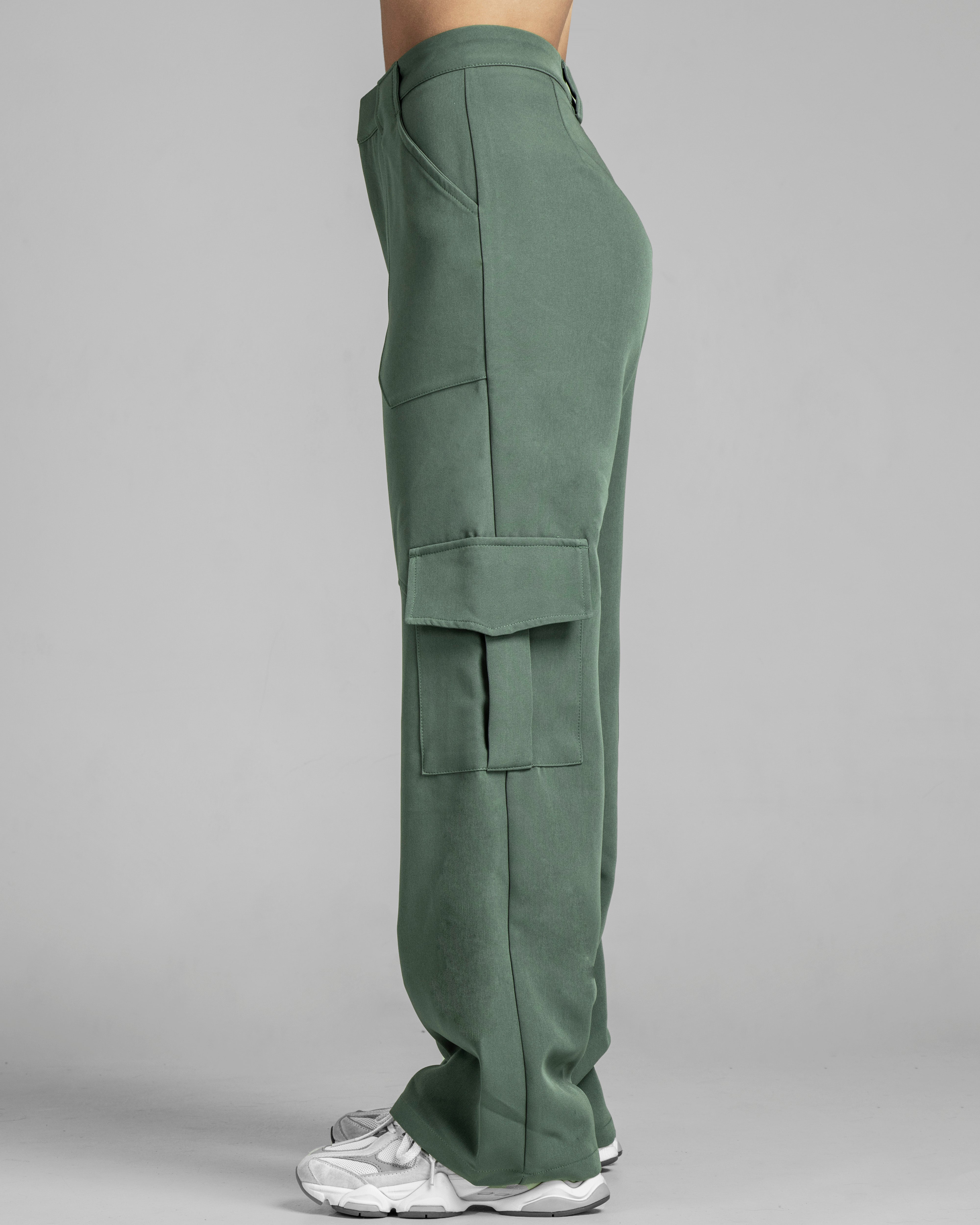 Tailored Cargo Mujer - Verde