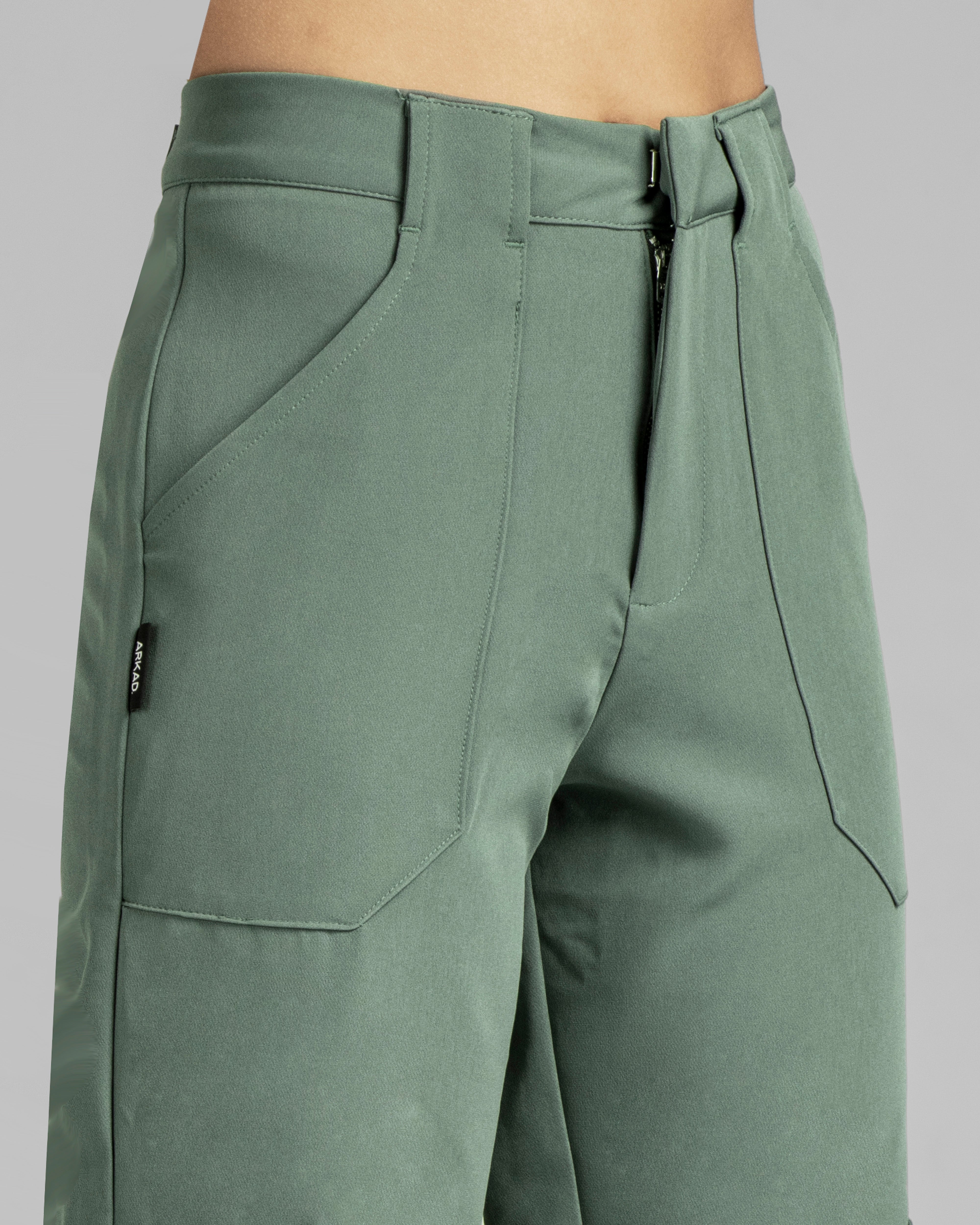 Tailored Cargo Mujer - Verde