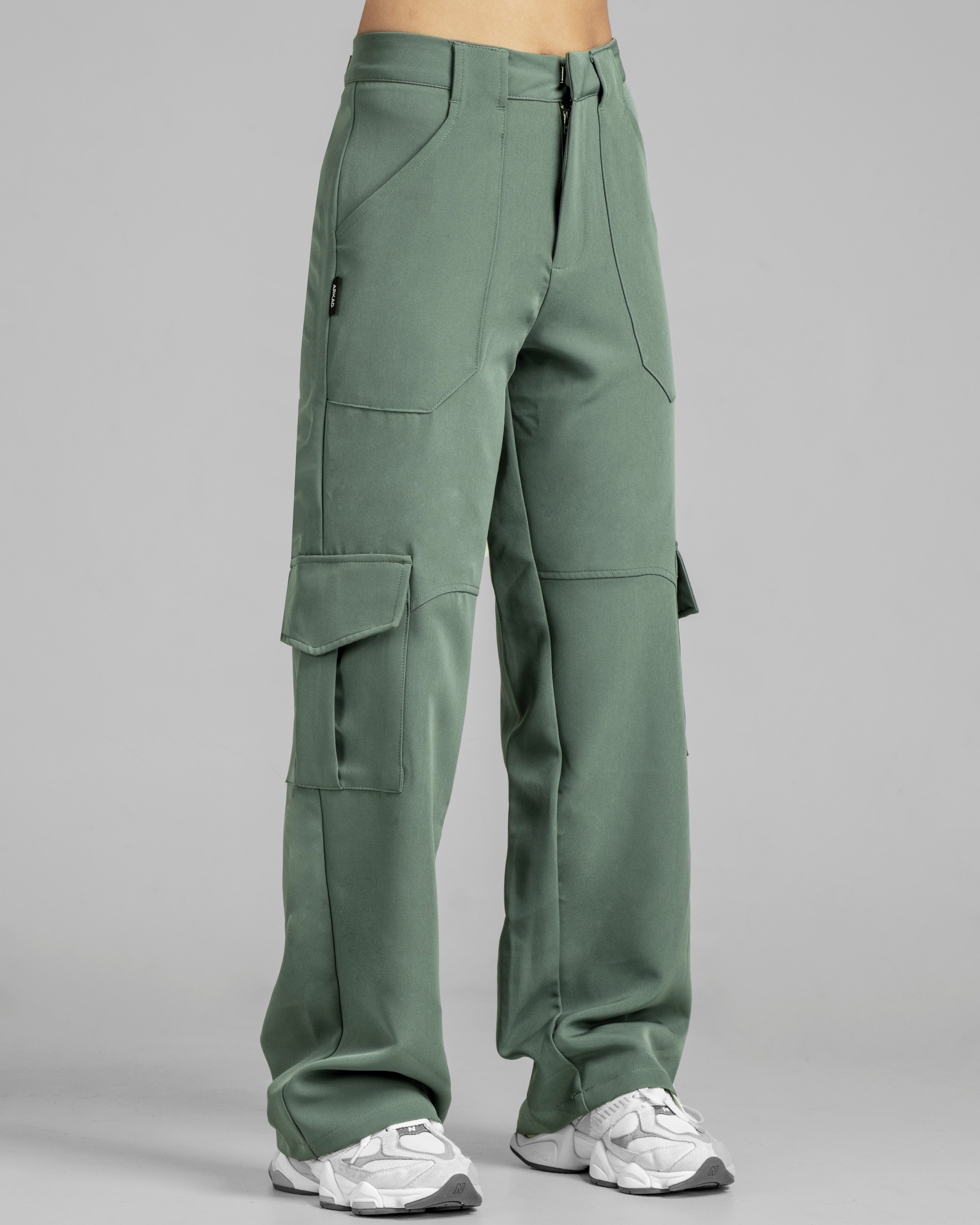 Tailored Cargo Mujer - Verde