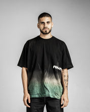 Washed Tshirt Negra Difuminado