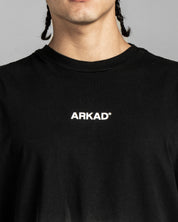 Washed Tshirt Negra Arkad