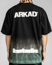 Washed Tshirt Negra Arkad