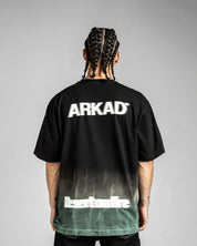 Washed Tshirt Negra Arkad