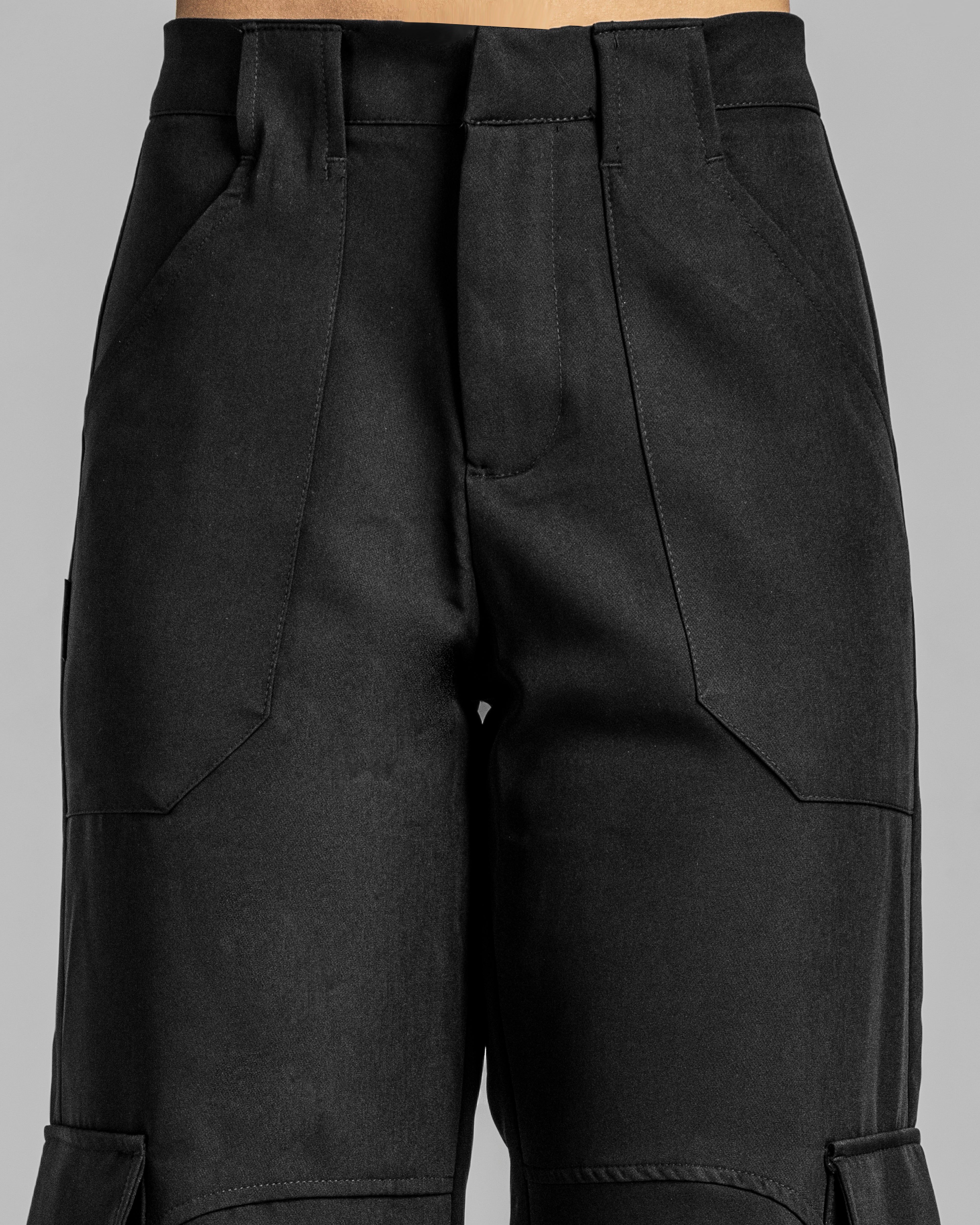 Tailored Cargo Mujer - Negro