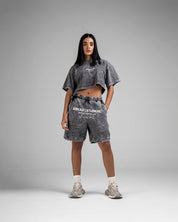 Washed Short Conjunto Negro Arkad Studios