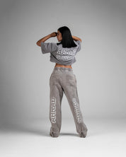 Sudadera Washed Conjunto Gris Arkad Studios