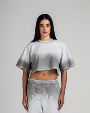 Crop Shirt Washed Gris Iluminaciones AK ST