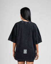 Washed Tshirt Negra