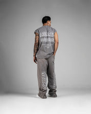 Sudadera Washed Conjunto Gris Arkad Studios